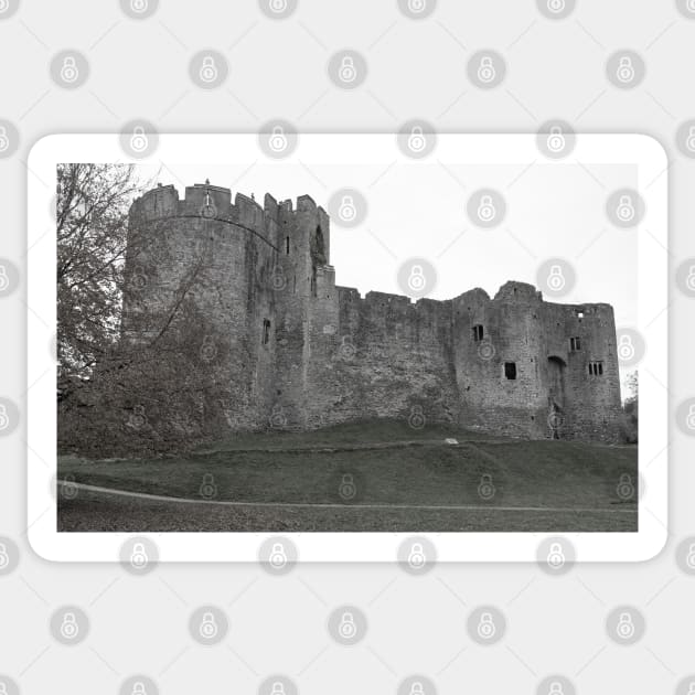 Chepstow Castle, Wales Sticker by Graz-Photos